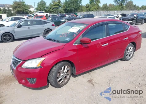 2014 Nissan Sentra Sr из США, поврежденный, VIN 3N1AB7AP3EL612399